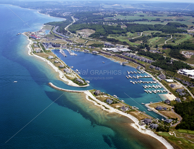 Bay Harbor Marina in Emmet County, Michigan